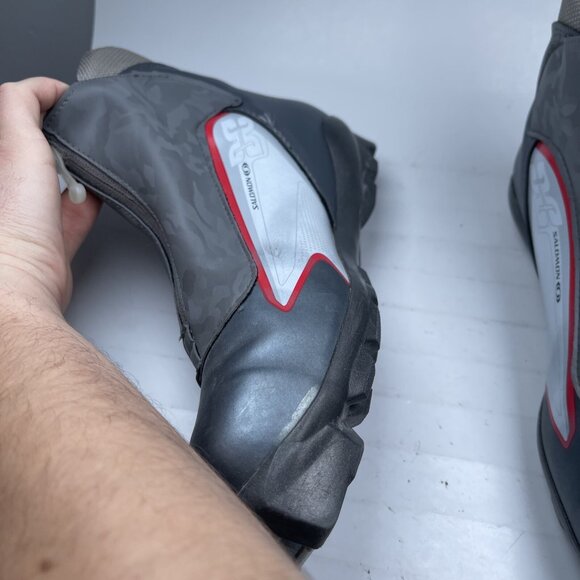 Salomon Slam 5 TR Nordic Cross Country Ski Boots Women’s Size US 9 - Gray - Picture 7 of 16